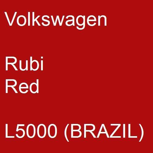 Volkswagen, Rubi Red, L5000 (BRAZIL).